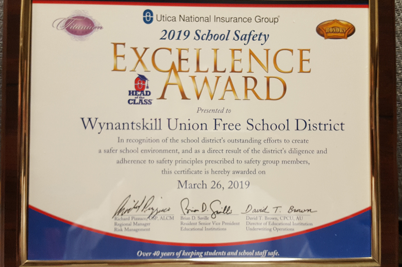 School Safety Award