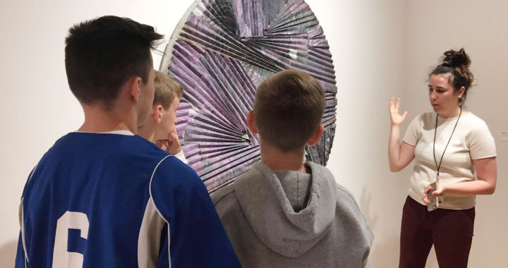 Students learn about art