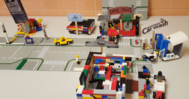 Main Street in Legos