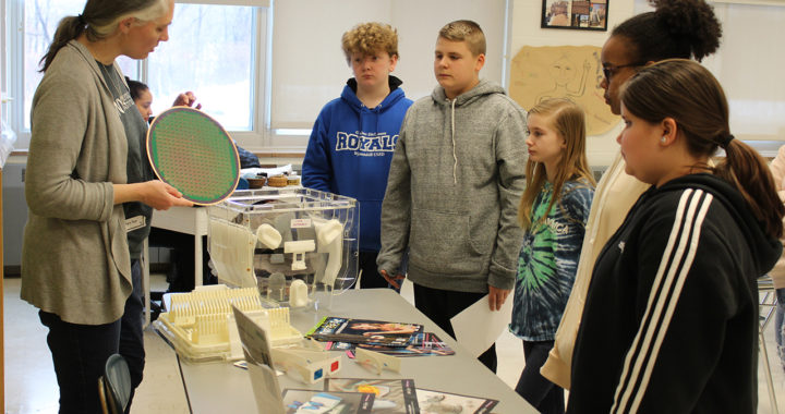 Students learn about careers