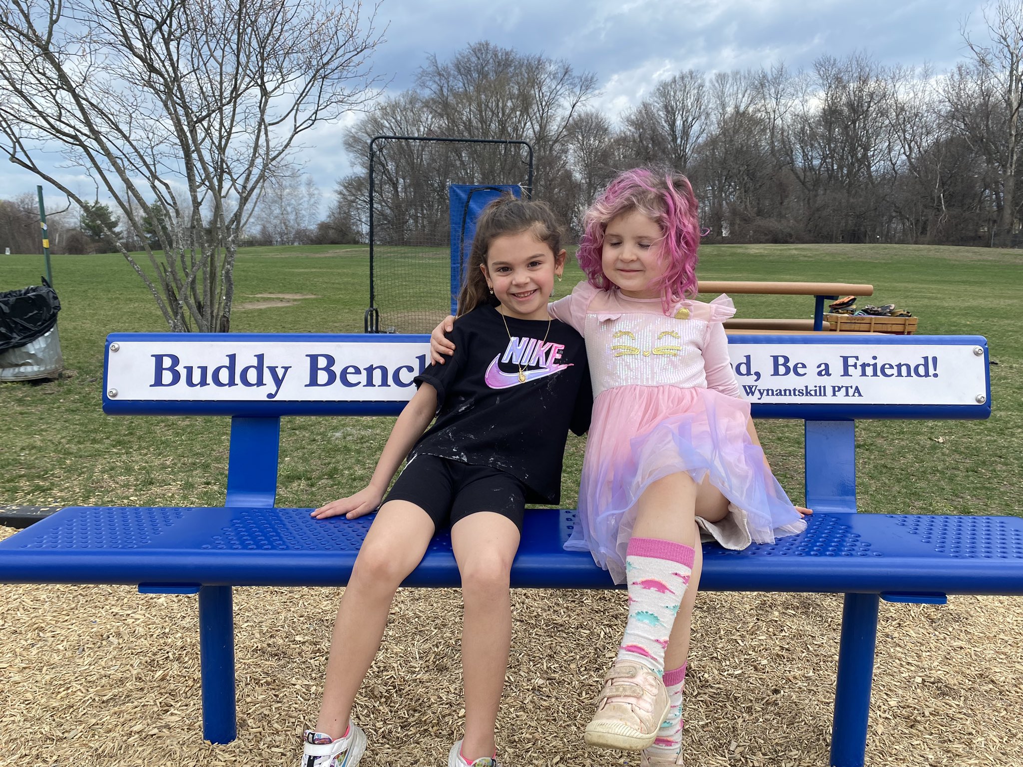 buddy bench 1 Wynantskill Union Free School District