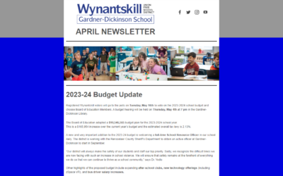 Wynantskill UFSD April Newsletter