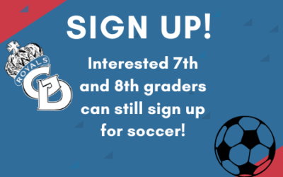Sign up for GD Soccer!