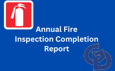 Annual Fire Inspection Completion Report
