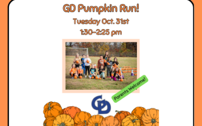 GD Pumpkin Run – Oct 31st 1:30-2:25pm