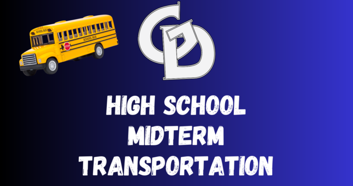 High school midterm transportation graphic