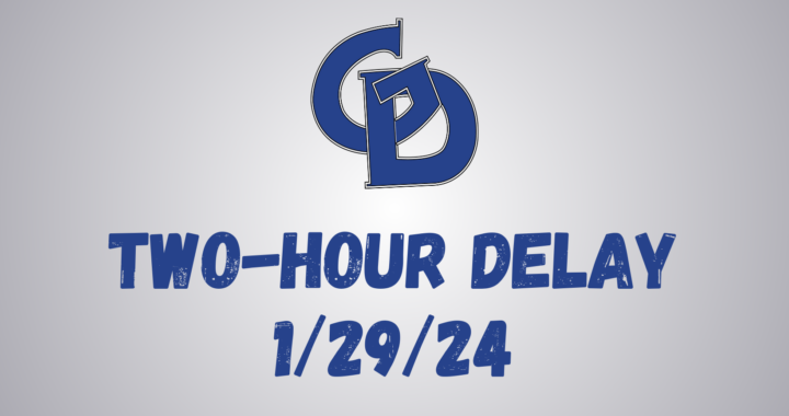 2 hour delay graphic 1/29/24