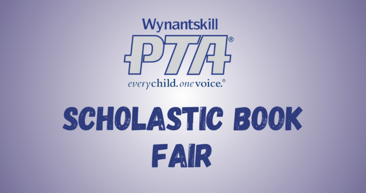 PTA Scholastic book fair graphic