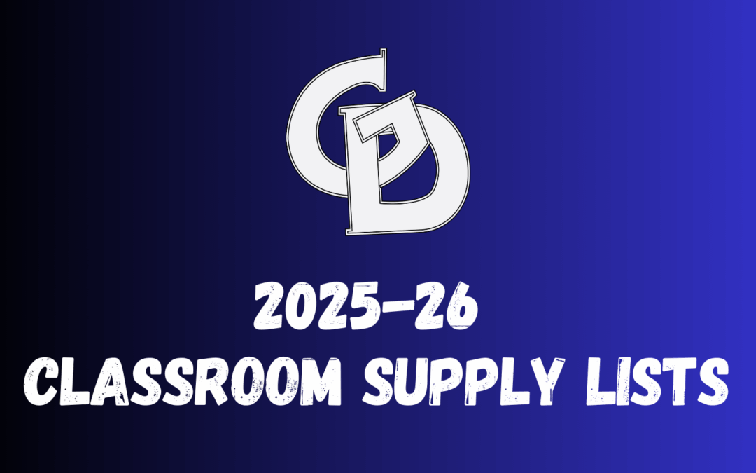 2025-26 Classroom Supply Lists