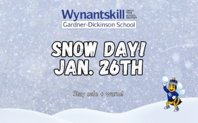 SNOW DAY! No School – Monday, January 26th