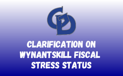 Clarification on Wynantskill Fiscal Stress Status